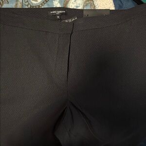 Mario Serrani Elegant Black Ankle Pants